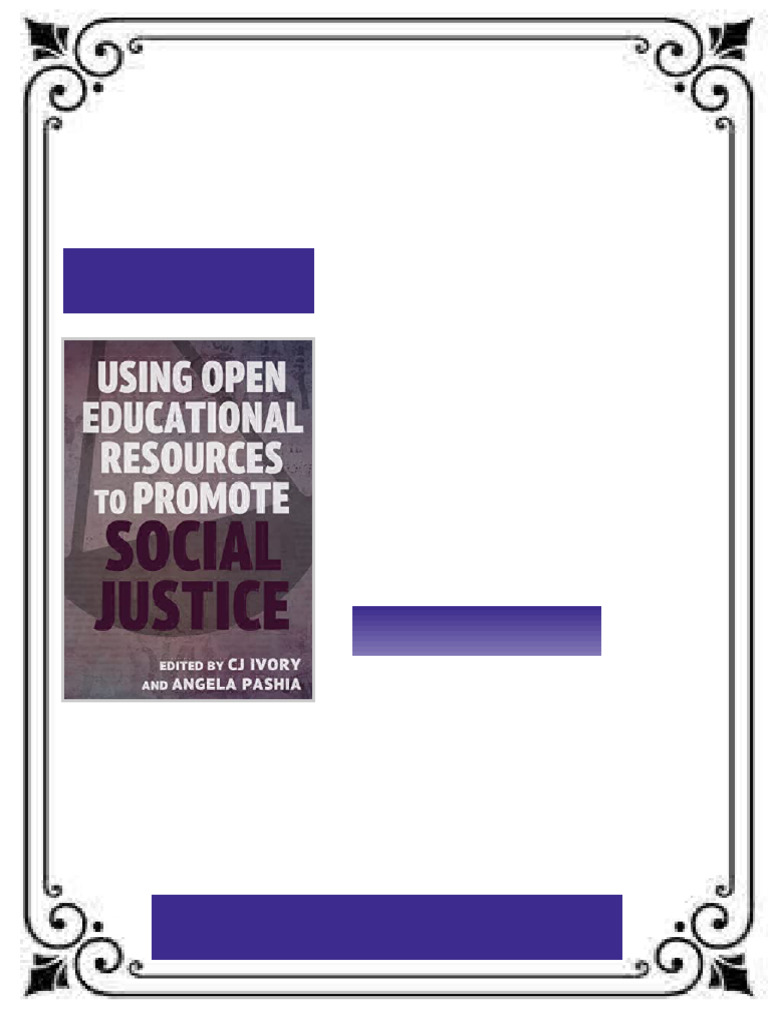 Using Open Educational Resources to Promote Social Justice 1st Edition ...