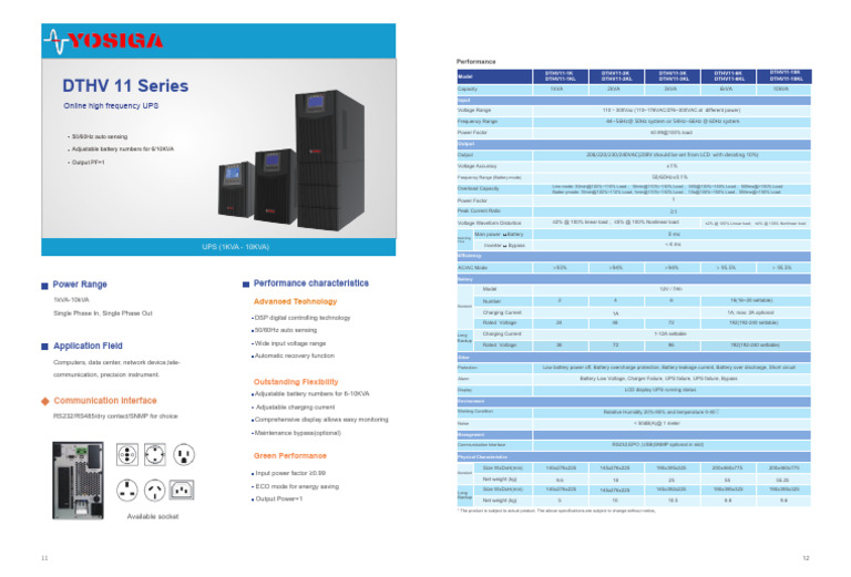 YOSIGA DTHV | PDF | Manufactured Goods | Power (Physics)