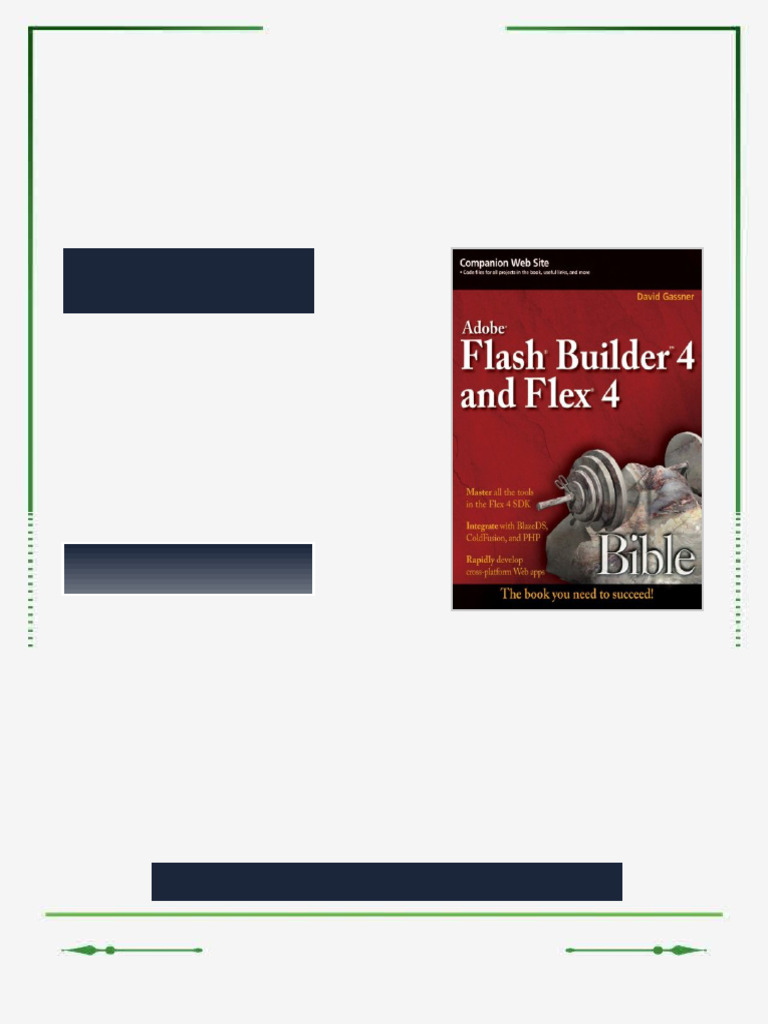Flash Builder 4 and Flex 4 Bible David Gassner ebook no delay access ...