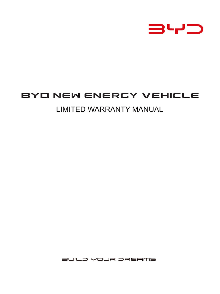 BYD Limited Warranty Manual-Europe and Israel-EN | PDF | Arbitration ...