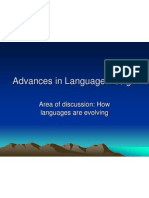 Advances in Language Design