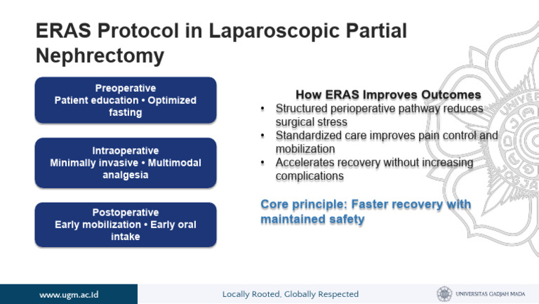Safety and Efficay of ERAS in Laparoscopic Partial Nephrectomy 2 | PDF