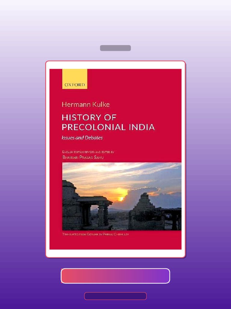 History of Precolonial India Issus and Debats 1st English Edition ...