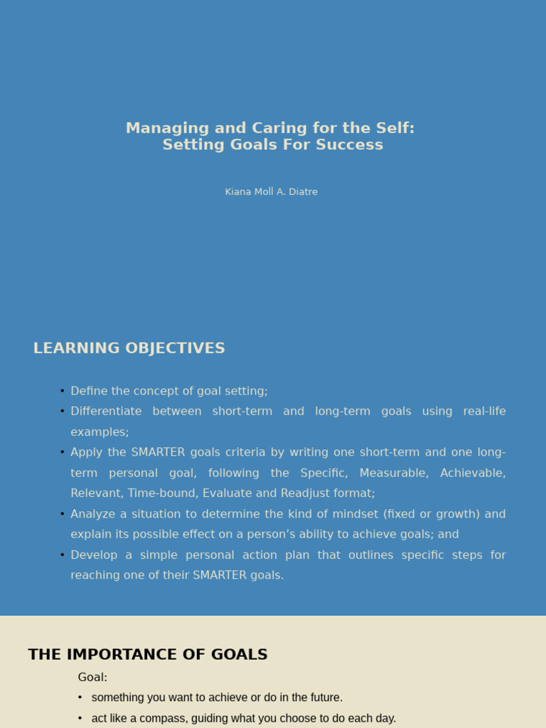 M13_UTS | PDF | Goal | Self Efficacy