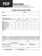 Z1(a) Leave Application Form | PDF | Sick Leave | Parental Leave
