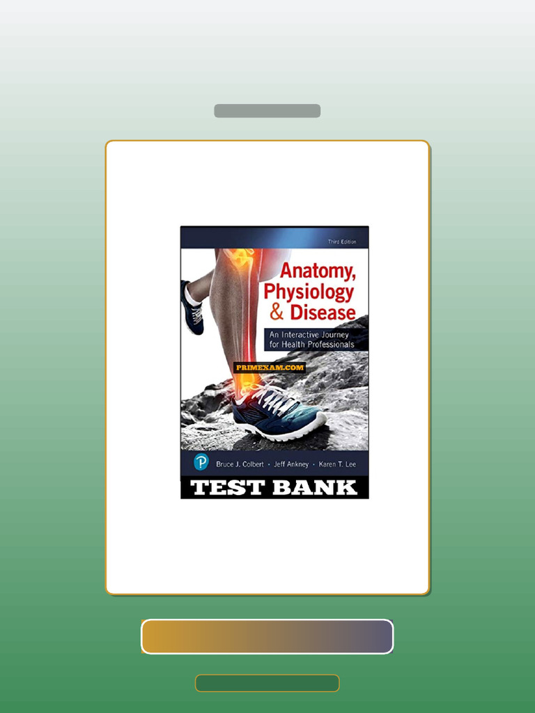 Anatomy Physiology and Disease 3rd Edition Colbert E-book Testbank ...