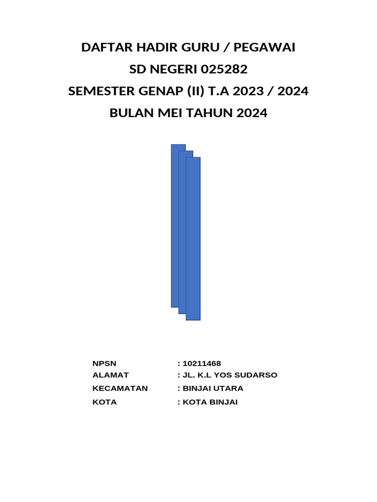 Cover Absen | PDF
