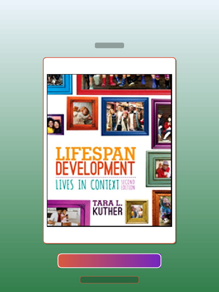 Lifespan Development Lives in Context 2nd Edition Kuther E-book ...
