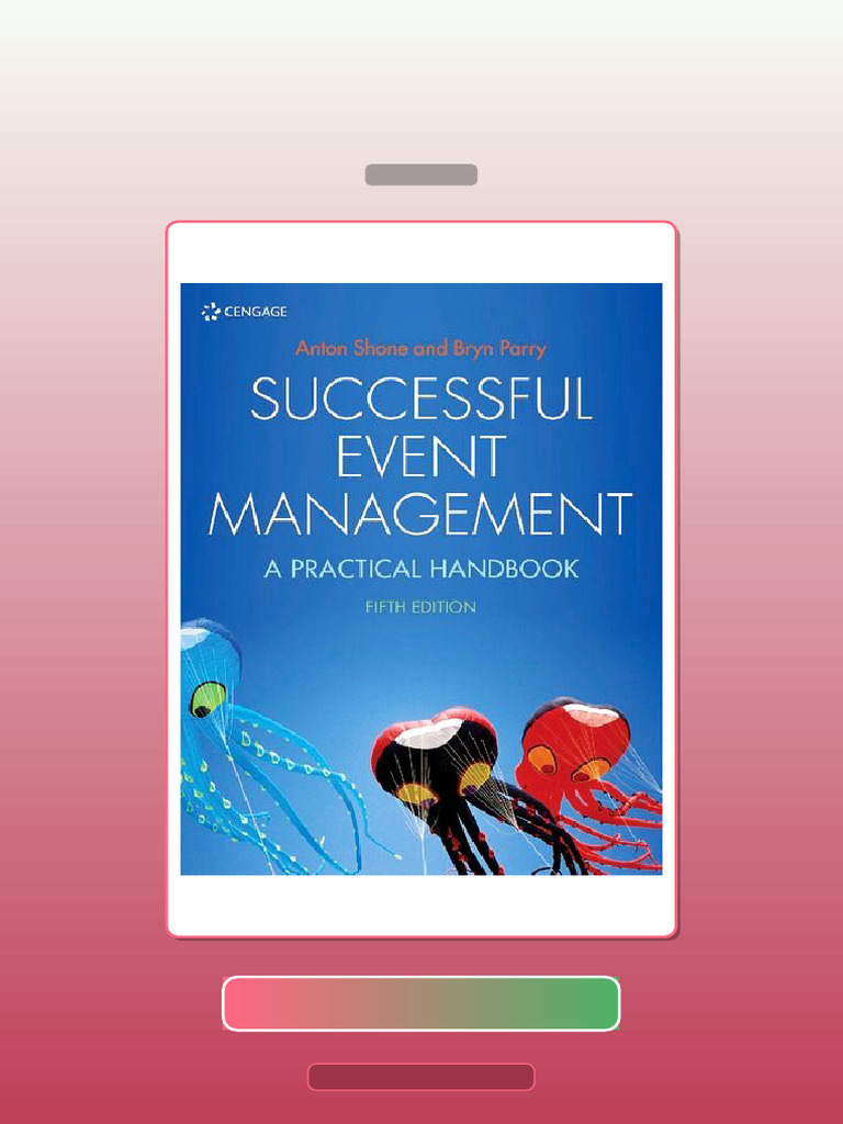 Successful Event Management Practical Handbook 5th Edition E-book ...