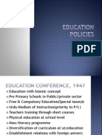 Education Policies of Pakistan A Critical Lanalysis