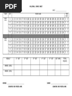 SACSA Primary Netball Score Sheet | PDF