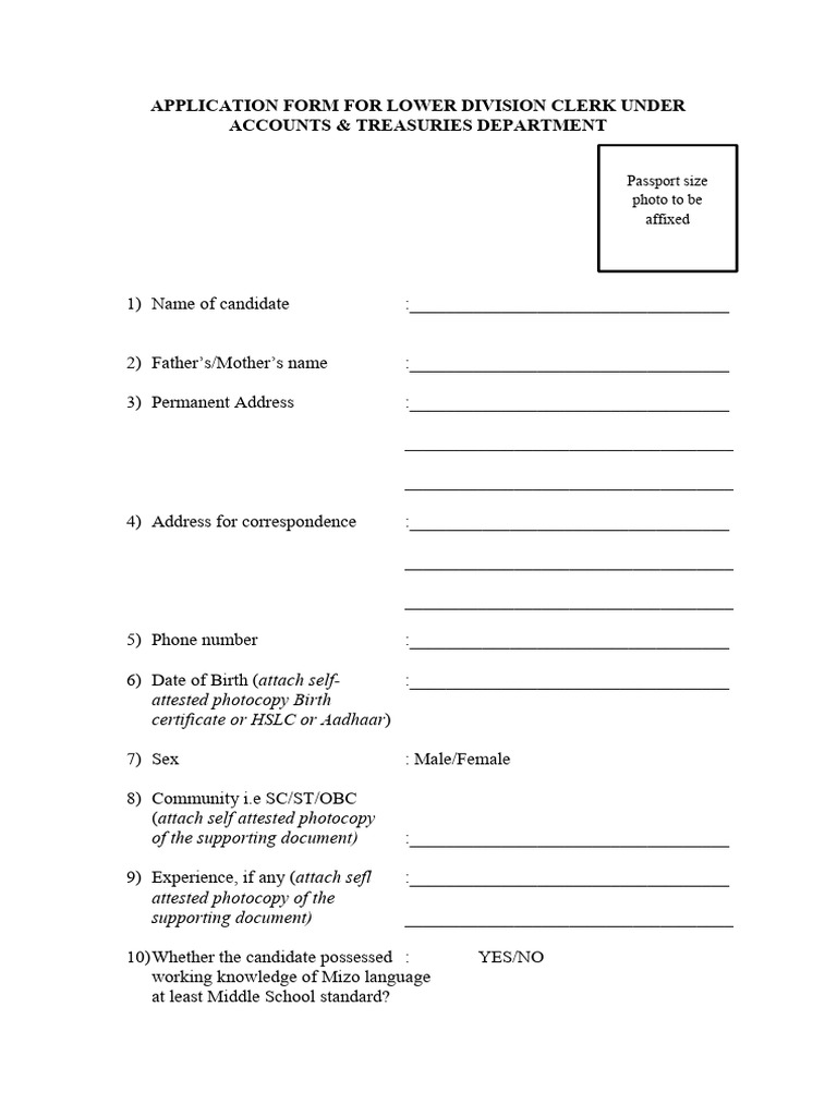 Pages 117 Application Form For LDC | PDF