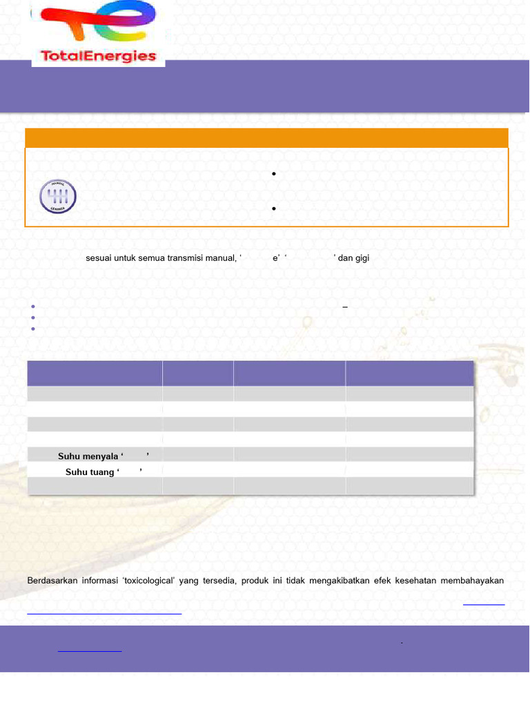 Tds Total Transtec-4-85w-90 Df8 Id Idn | PDF