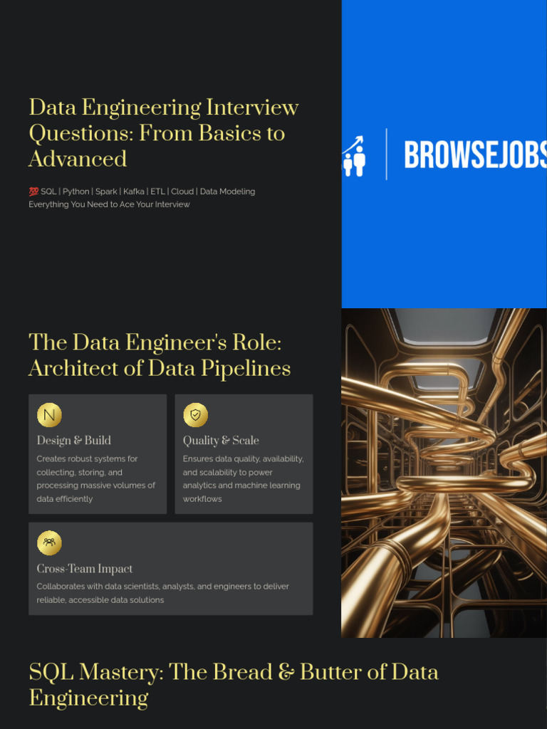 Data Engineering Interview Questions From Basics To Advanced | PDF