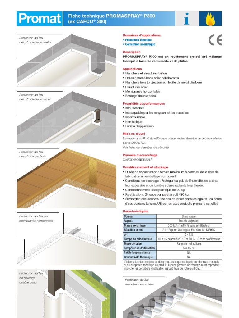 Fiche technique PROMASPRAY® P300 | PDF