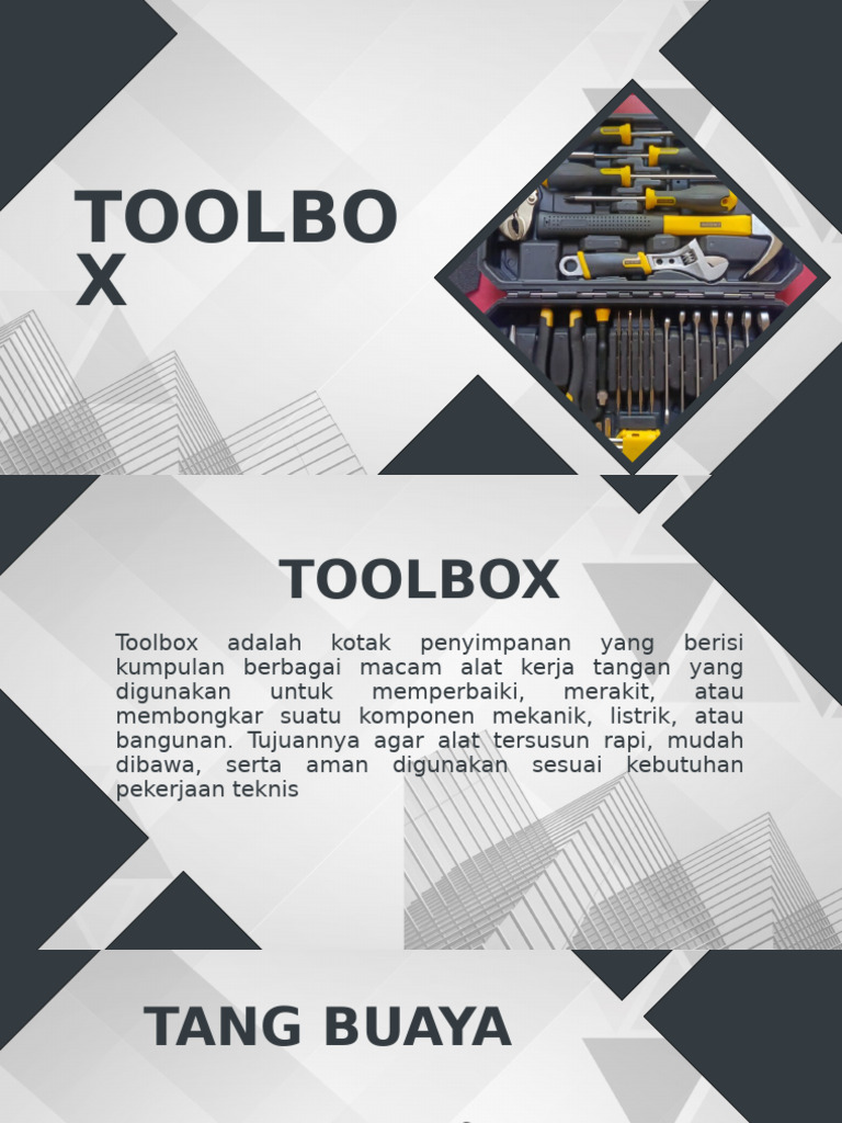 Toolbox | PDF