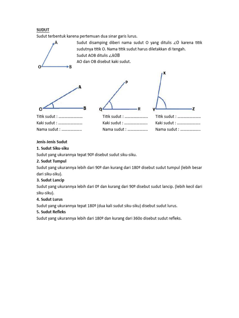Sudut | PDF