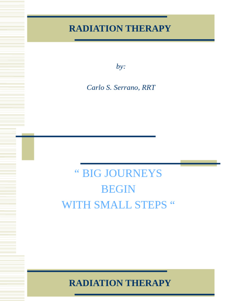 Radiation Therapy | PDF | Biopsy | Cancer