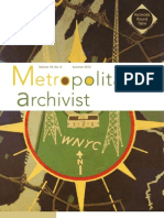 Metropolitan Archivist, Vol. 18, No. 2