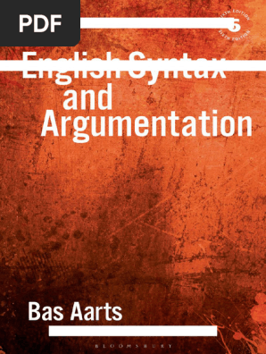 English Syntax and Argumentation (6th Edition) Aarts PDF | PDF