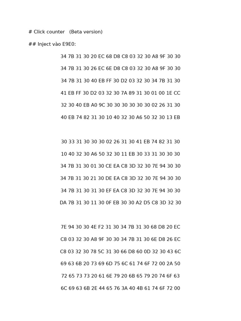 Click Counter | PDF