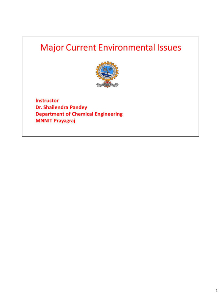 Environmental Issues | PDF
