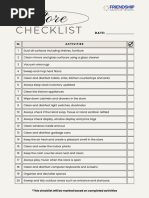 Retail Store Maintenance Checklist | PDF