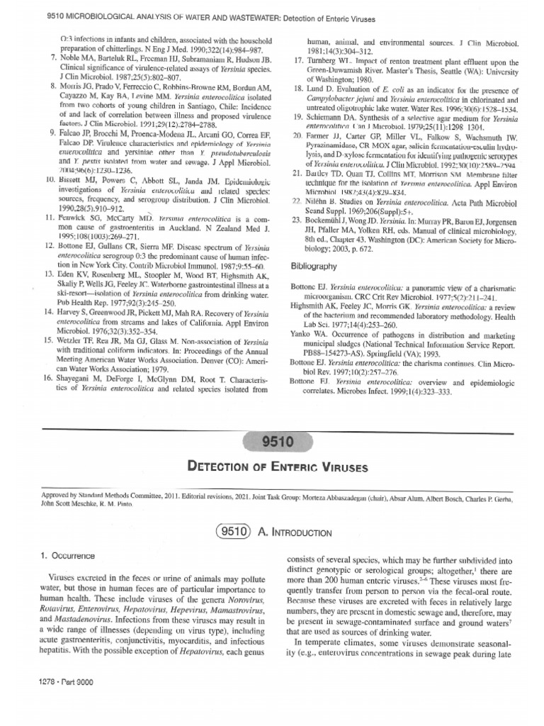 SMEWW 9510A 2023 | PDF