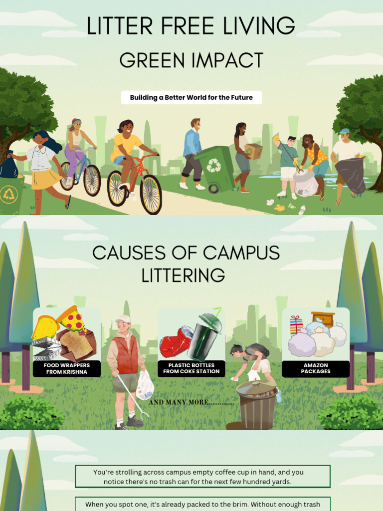 Litter Free Living-Green Impact | PDF