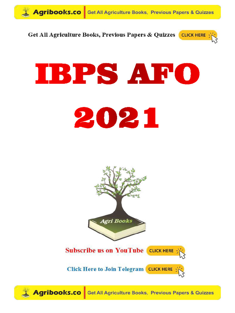 Ibps Afo 2021 | PDF