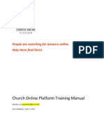 ChurchOnline Training Manual v0.6