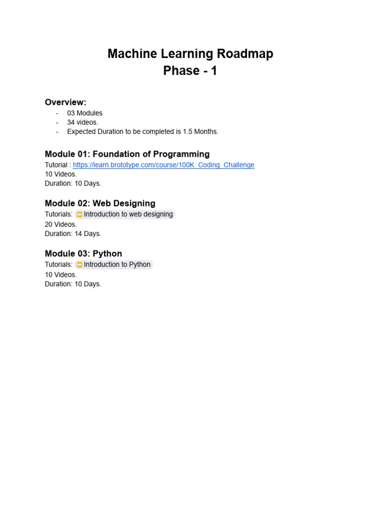 Machine Learning - 1 | PDF