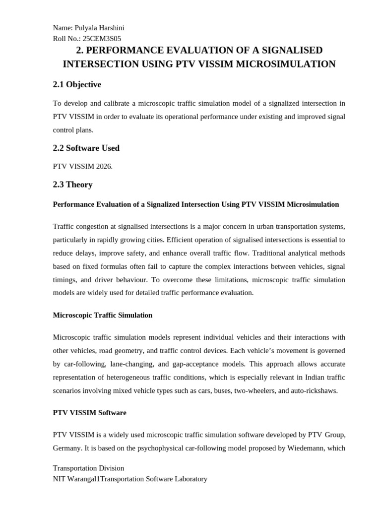 25cem3s05 - PTV Vissim 2 | PDF | Traffic | Simulation