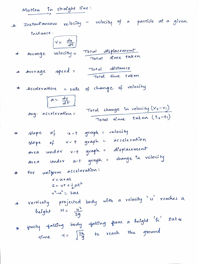 Short Notes | PDF