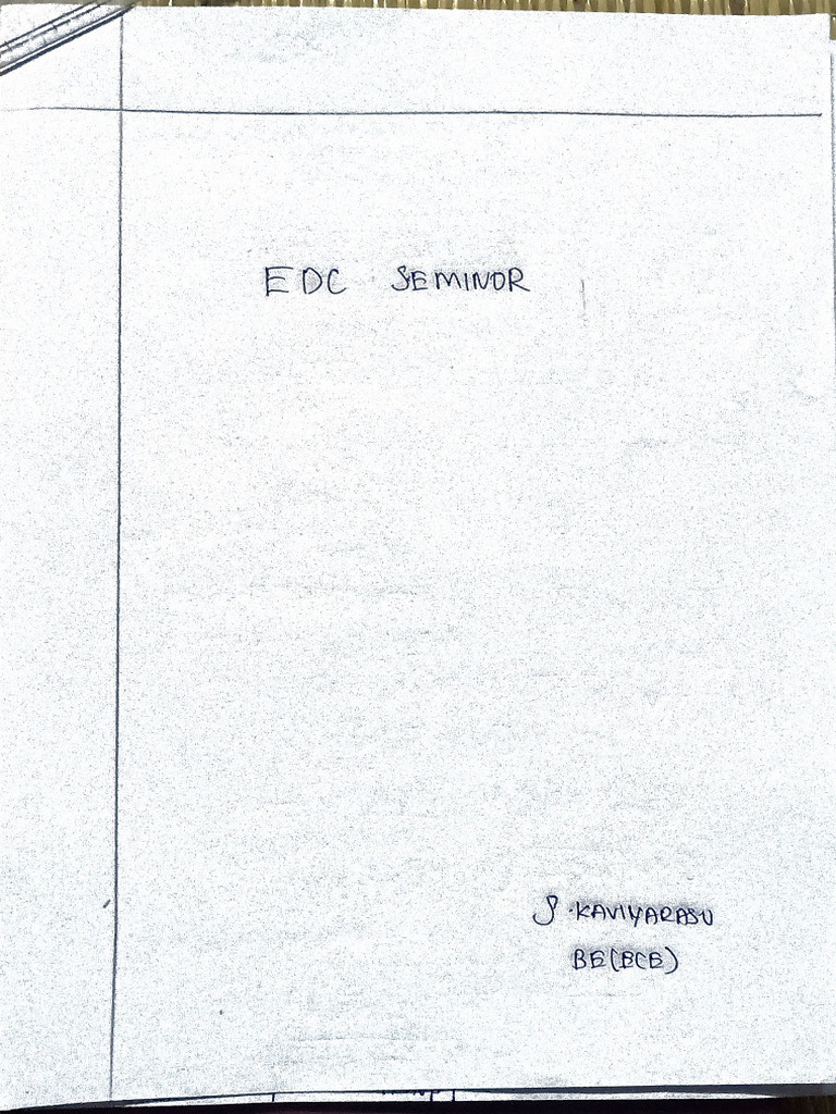 Edc Seminor | PDF