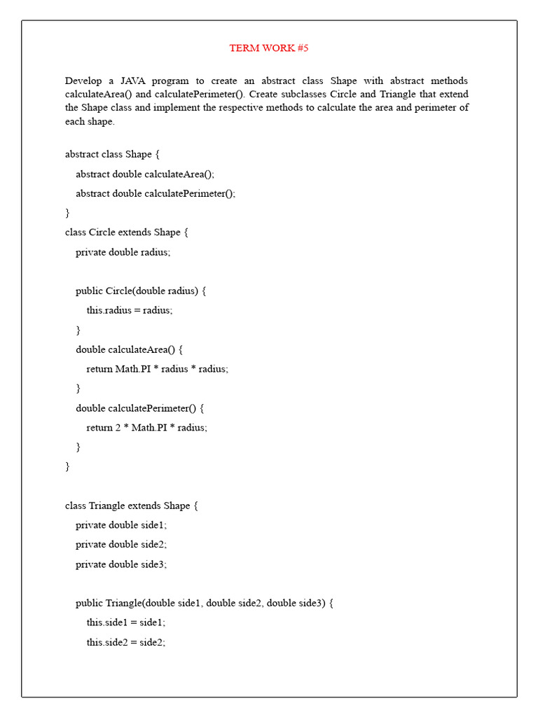 Term Work 6 | PDF