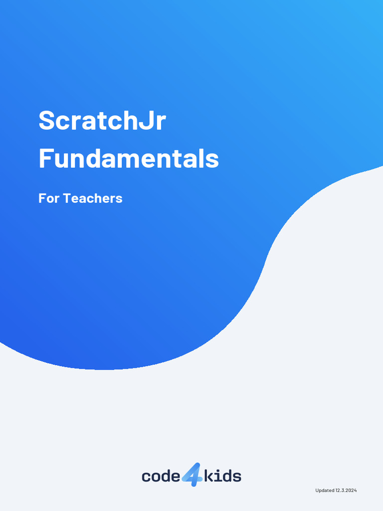 ScratchJr Fundamentals For Teachers | PDF | Scratch (Programming ...