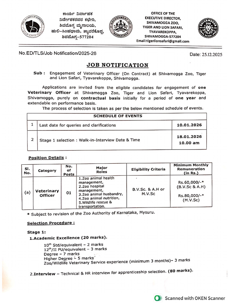 Veterinary Doctor Notification | PDF