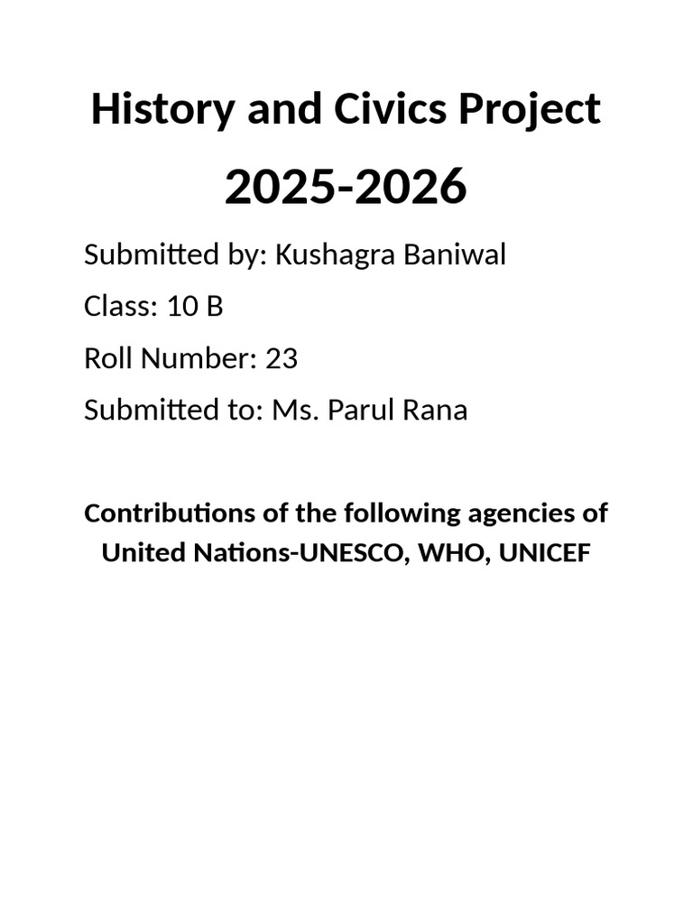 History Project | PDF