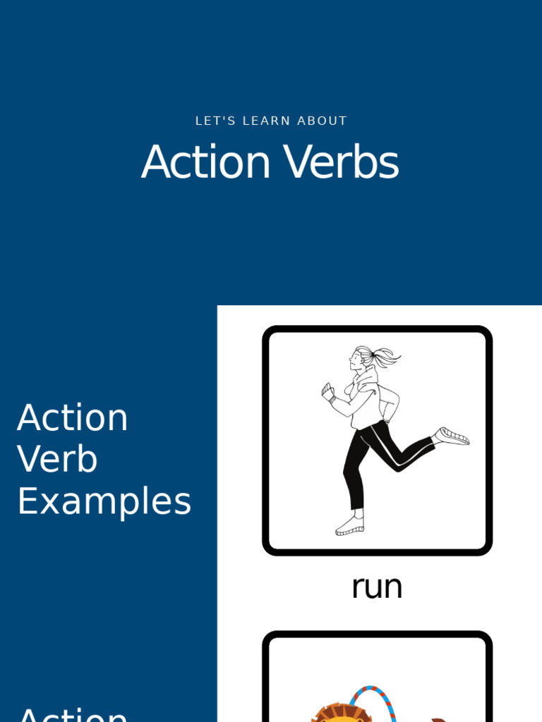 Action Verbs Vocabulary | PDF