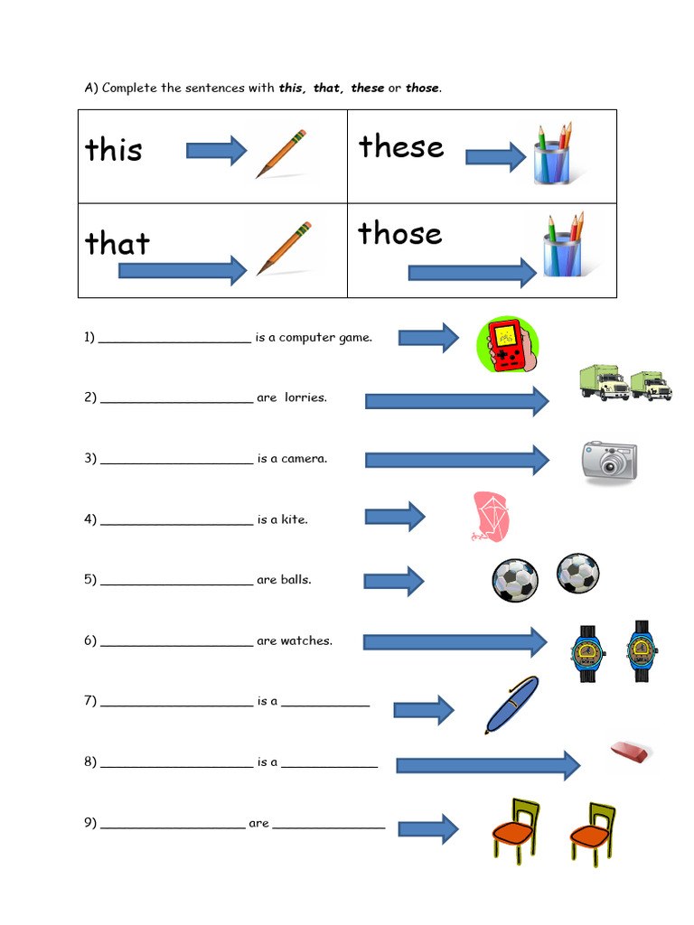 This, That, These, Those | PDF