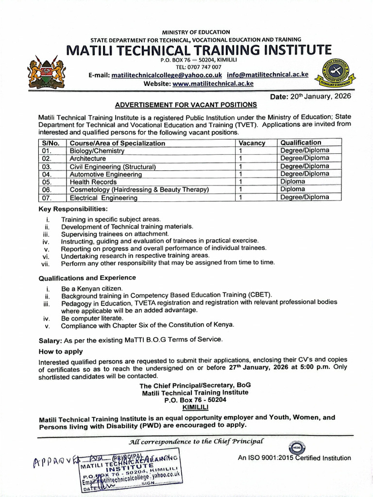 Job Advert | PDF