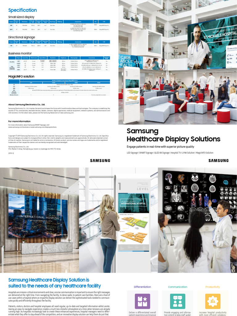 Samsung Display Solution | PDF | Samsung Electronics | Hdmi