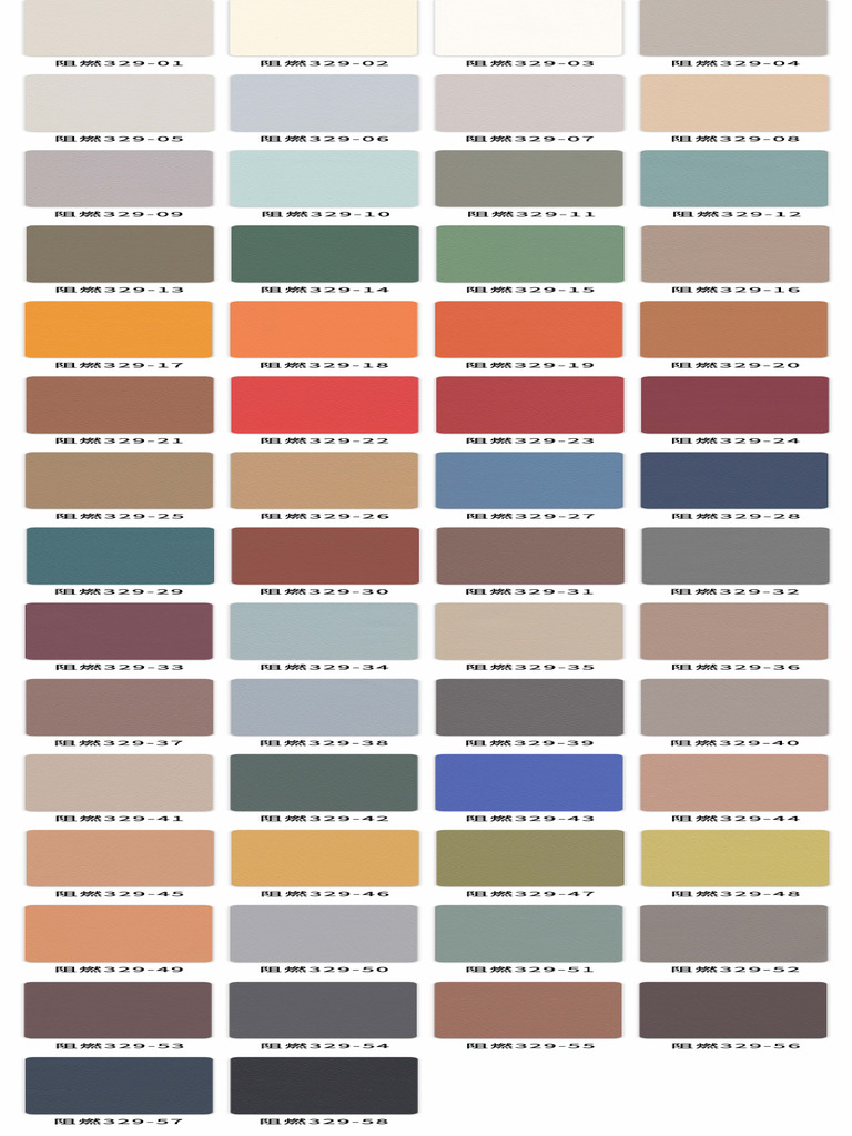 Flame Retardant Colors Card | PDF