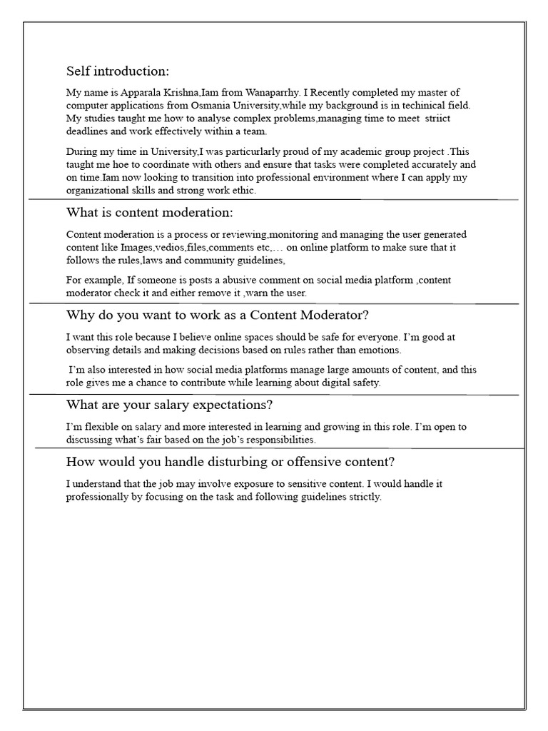 Self Introduction | PDF