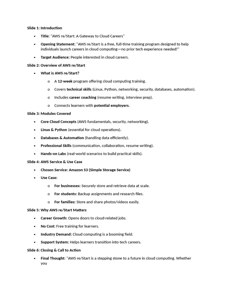 Aws | PDF