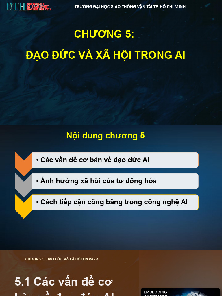 5 - Chuong 5 - Cac Van de Ve Dao Duc AI | PDF