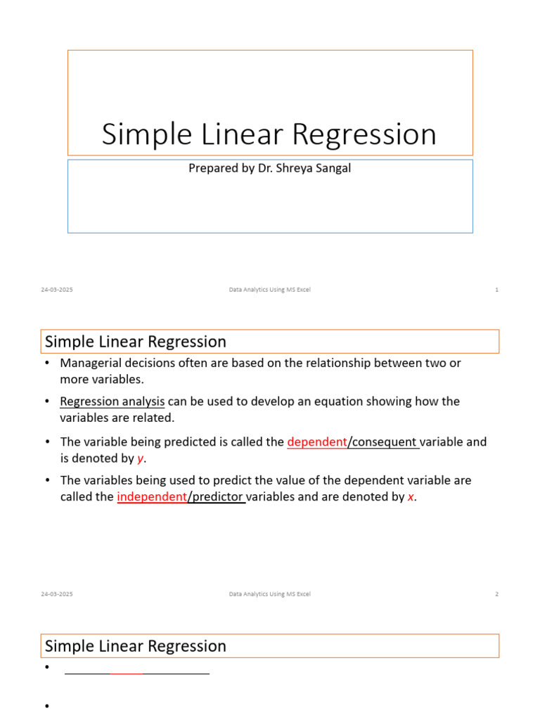 Regression | PDF | Regression Analysis | Linear Regression