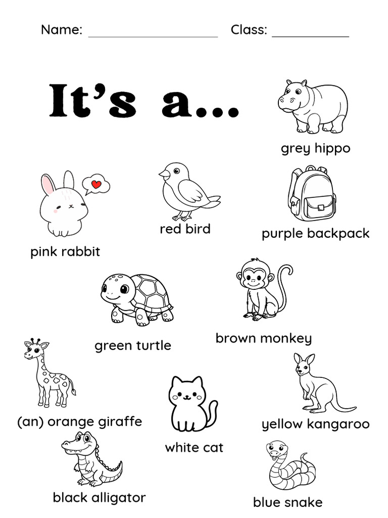 Coloring Worksheet | PDF
