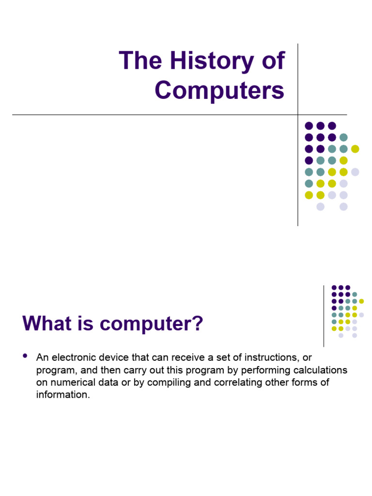 History - of - Computers - New - Tagged | PDF | Computer Program ...